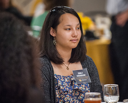 NSC Scholarship recipient, Emily Grandorf at annual luncheon