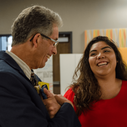 Dennis Pottoff, School of Education Dean, Ballrooom, Upward Bound, Nevada State College, Students, Faculty