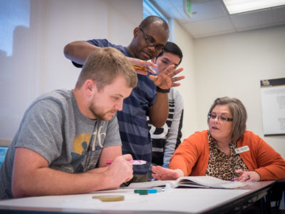 Instructor teaching